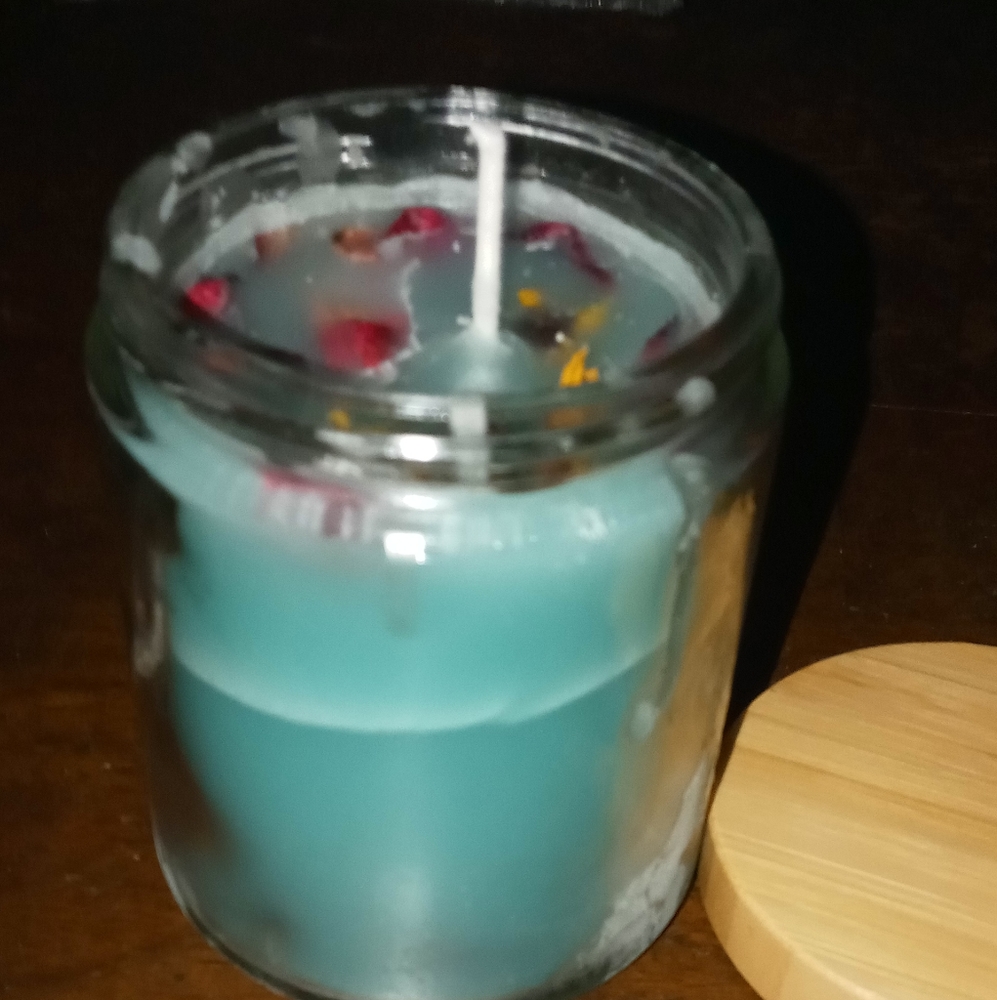 Handmade candle beeswax scented forest, sea breeze, ocean breeze, eucalyptus cal